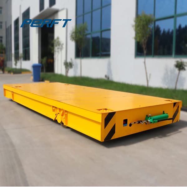 Motorized Rail Transfer Trolley Metal Industry Using 50 Ton